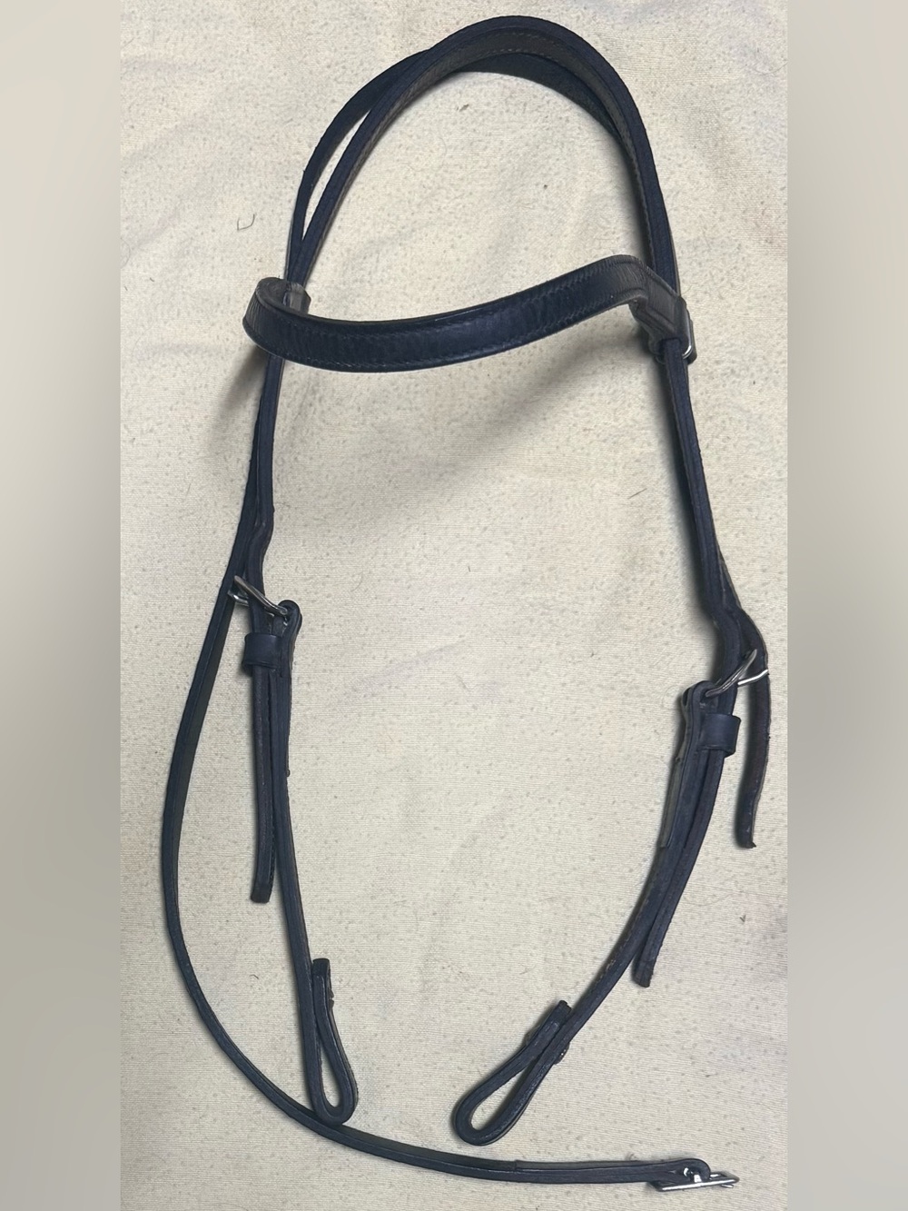 Black Tory browband headstall